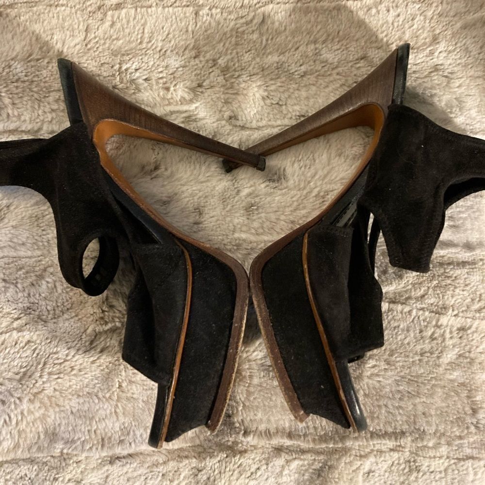 𝅺: : YSL Yves Saint Laurent Platform Sandals Stiletto Heels : :​ - Picture 14 of 15